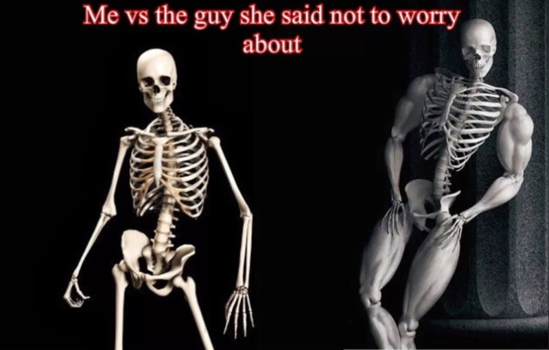 Накаченный скелет