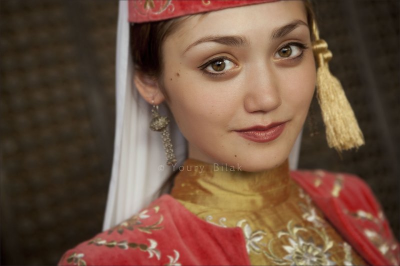 Татарская внешность девушки