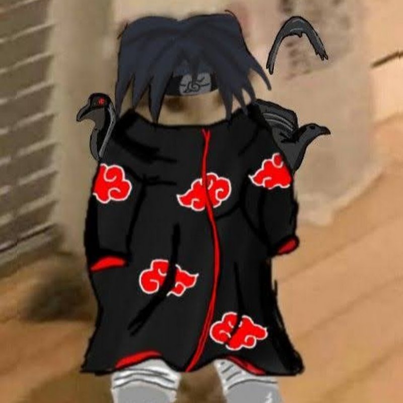 Ава в костюме Акацуки