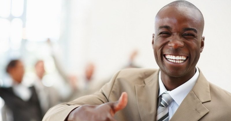 Счастливый негр