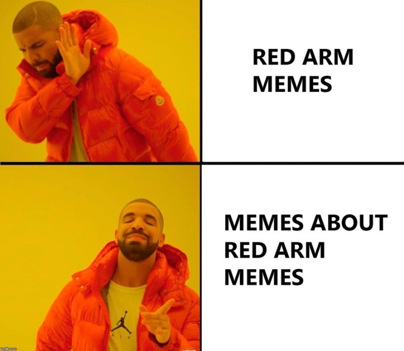 Шаблон мема с Дрейком