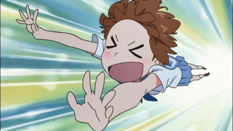 Аниме бежит