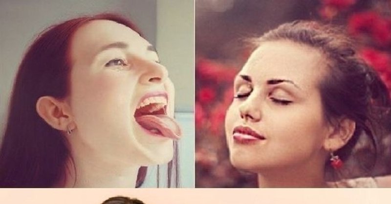 Девушки делятся на два типа на лицо