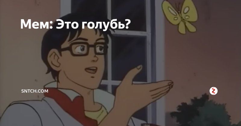 Оригинал мема с бабочкой