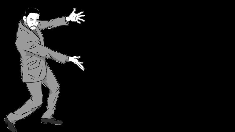 Уилл Смит показывает руками