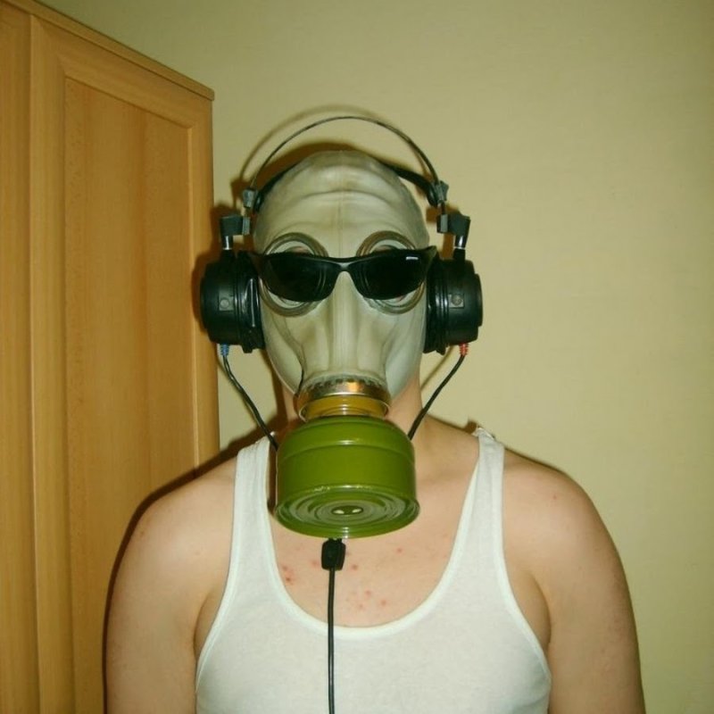 Прикольный противогаз