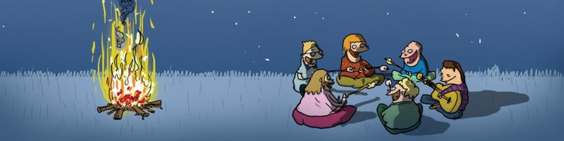 Погреться у костра