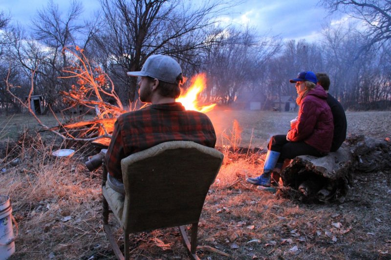 Осень костер