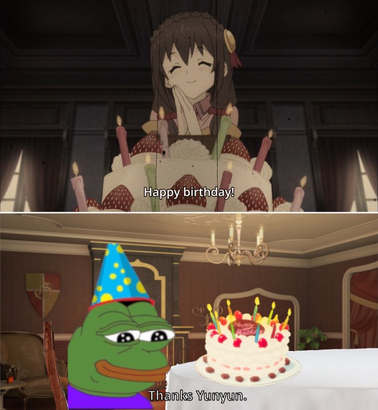 Коносуба Юн-Юн день рождения