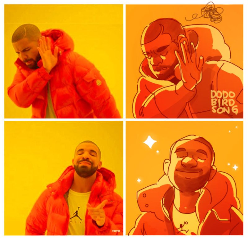 Мем с Дрейком