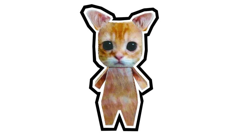 Бумажный кот el gato