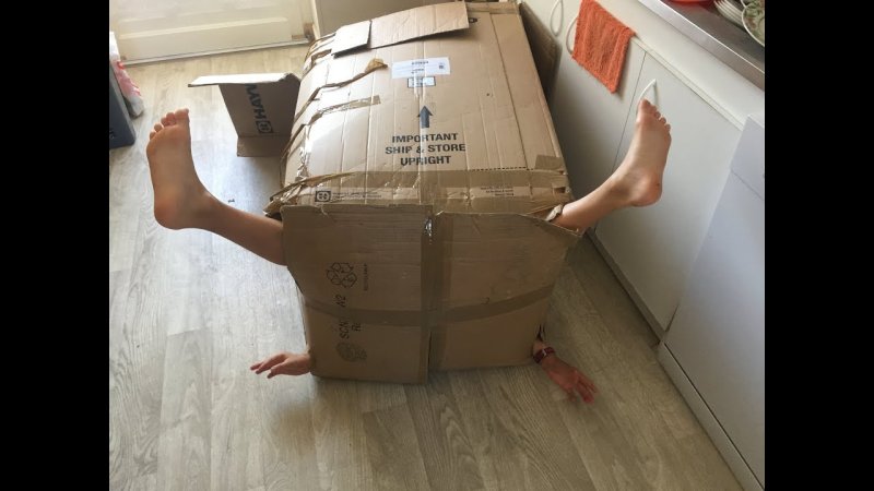 Коробка под холодильник