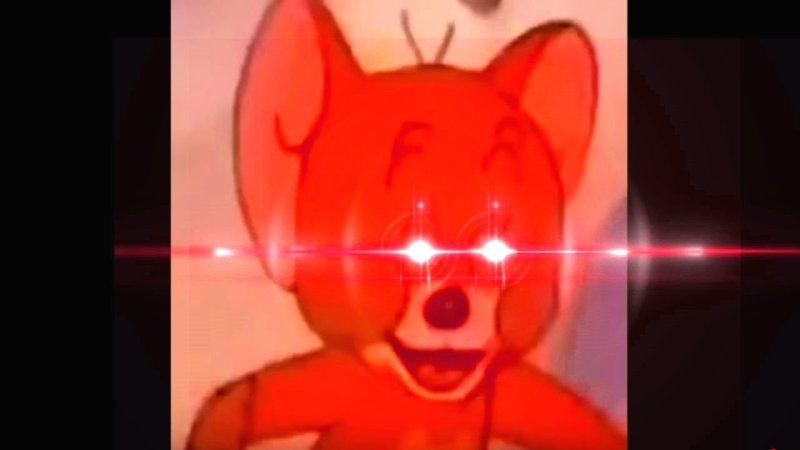 Человек с горящими глазами Мем