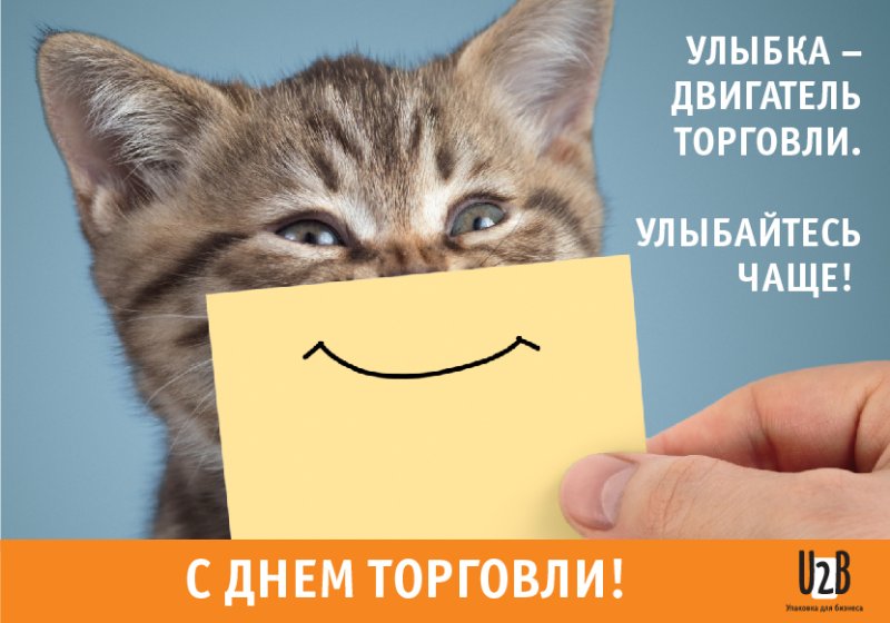 Милый котик с бумажкой