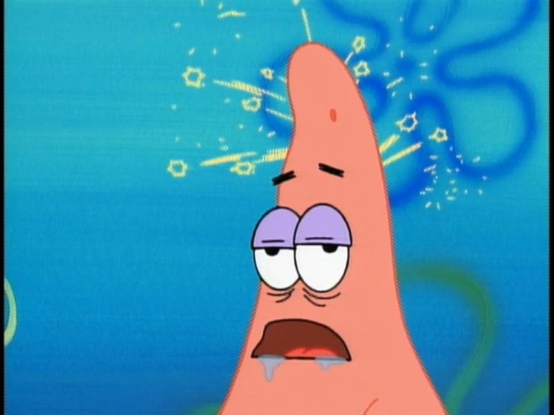 Человек со слюной изо рта