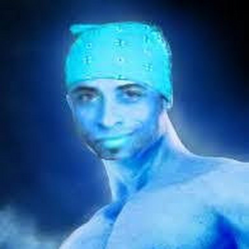 Синий мужик