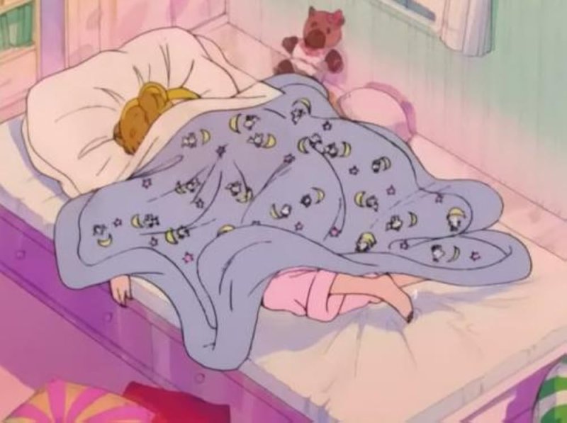 Банни Цукино в пижаме