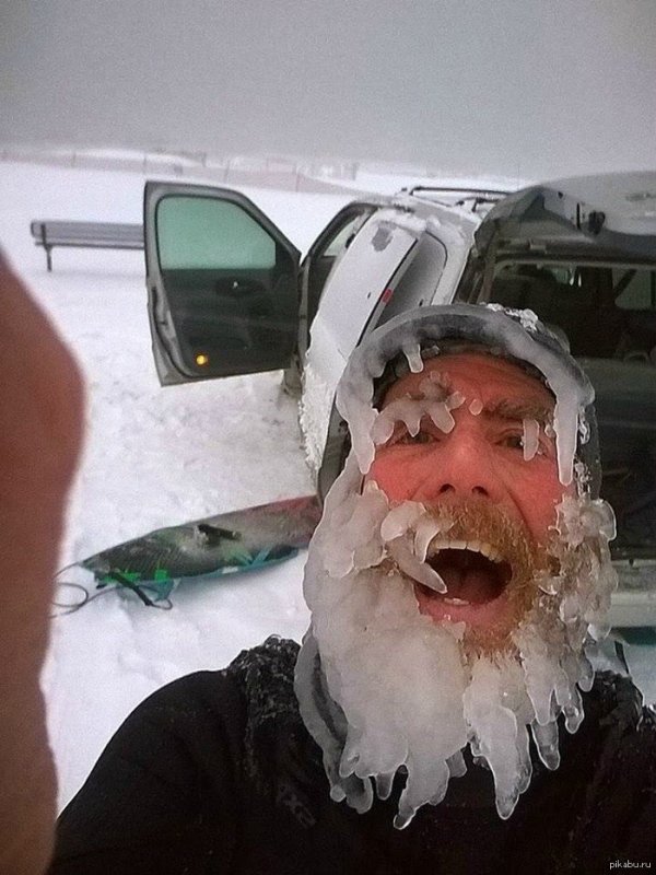 Замерз прикол