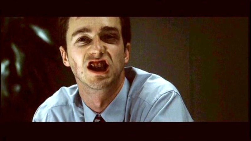 Эдвард Нортон невыспавшийся