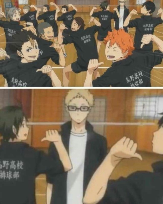 Аниме волейбол мемы