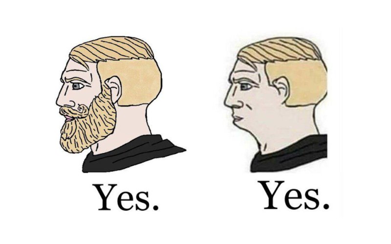 Чел с бородой Мем