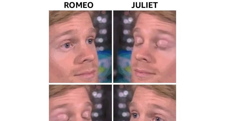 Мем с светловолосым парнем