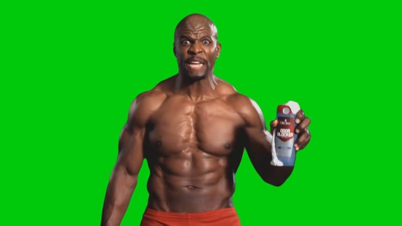 Негр на зеленом фоне