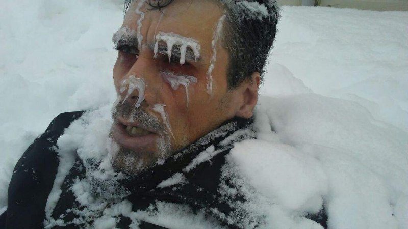 Джек Николсон в сосульках