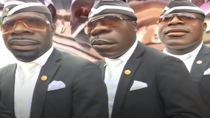 Негры с гробом