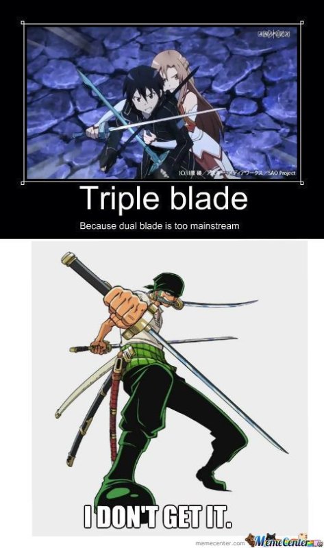 Мечи аниме Мем