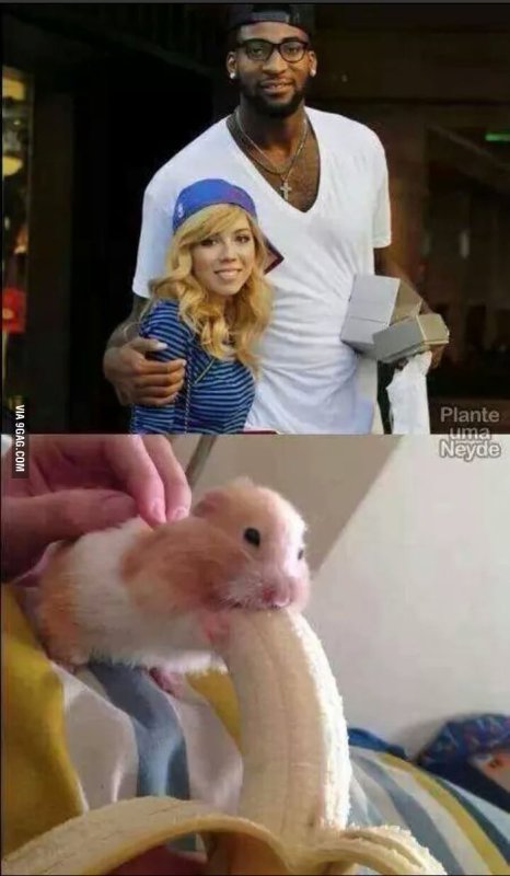 Хопям и банан