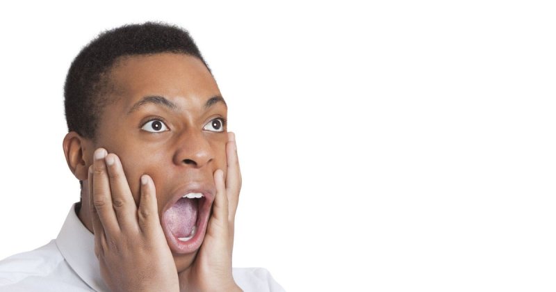 Удивленный человек