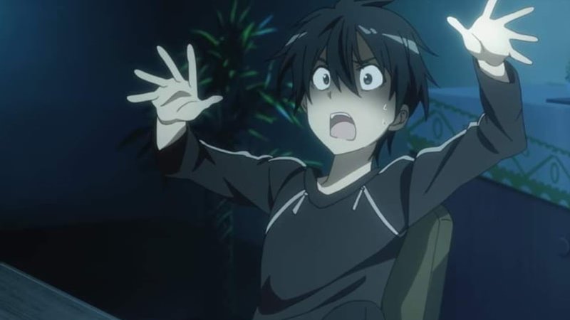 Кирито аниме момент