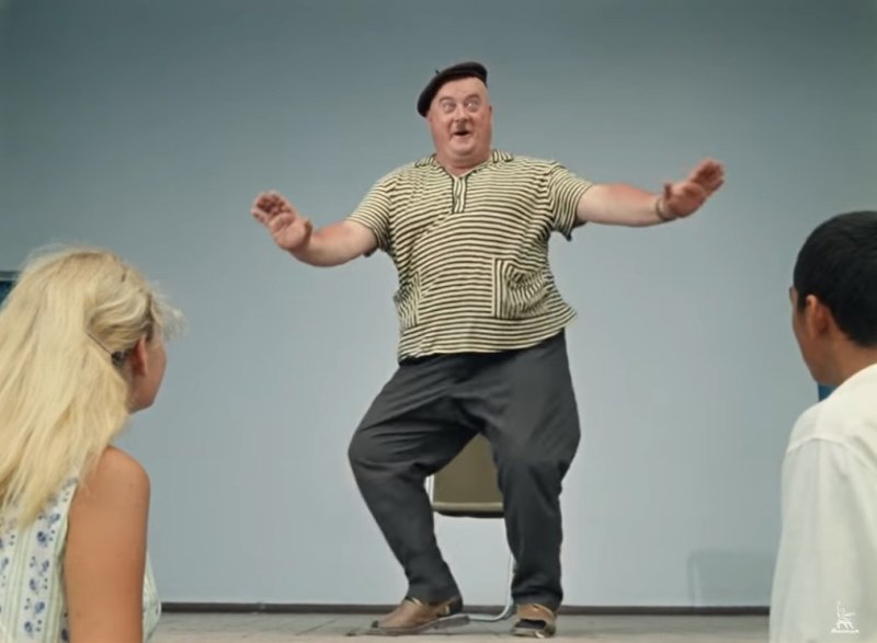 Кавказская пленница Моргунов танцует