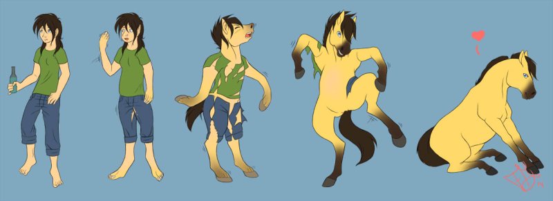 Превращение людей в животных