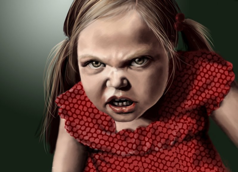 Сердитая женщина