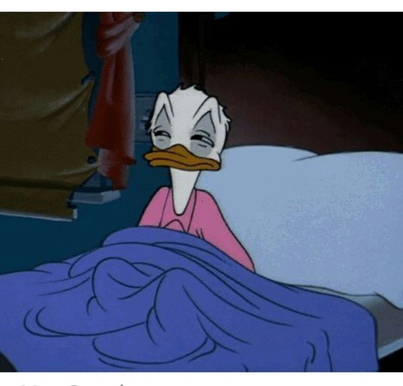 Сонный персонаж из Диснея