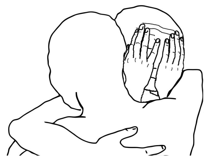 Объятия Мем