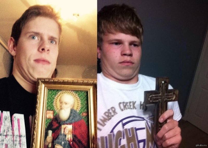 Мальчик с крестом