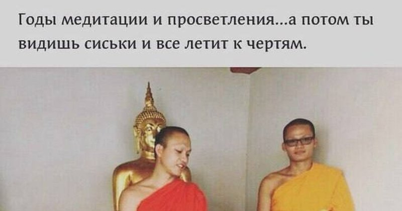 Годы медитации и просветления а потом ты видишь