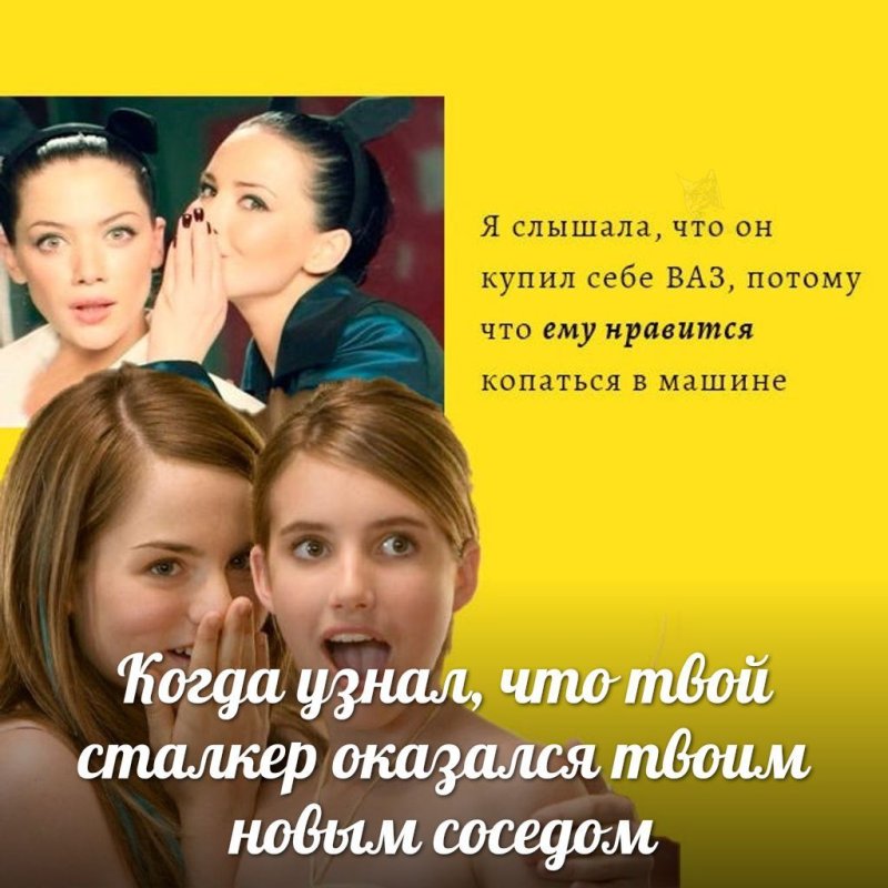 Мем две девушки шепчутся