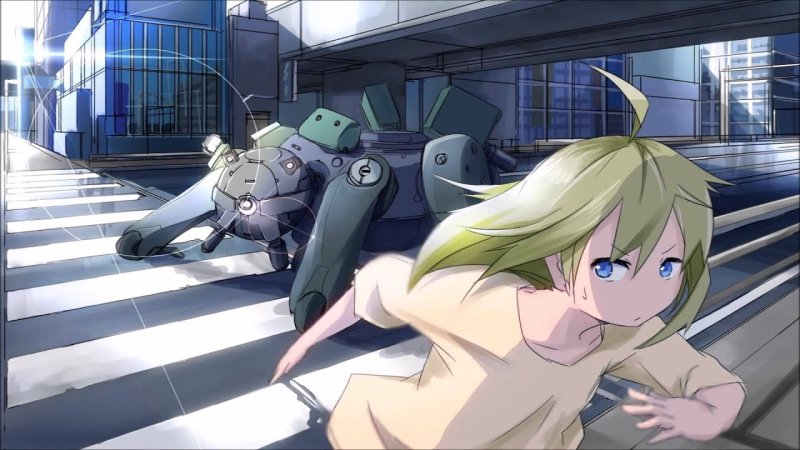 Аниме убегает