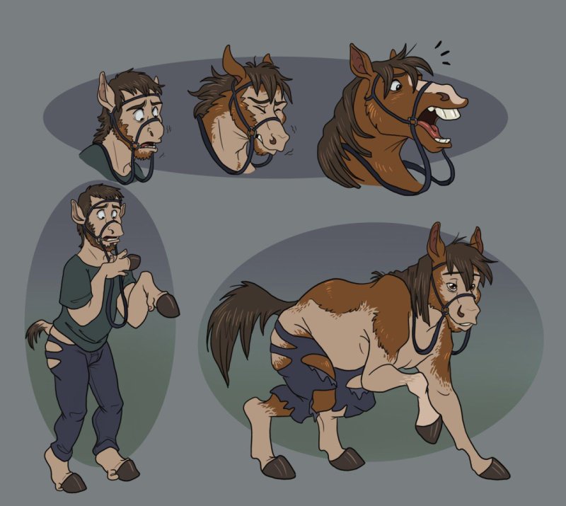 Превращение в лошадь