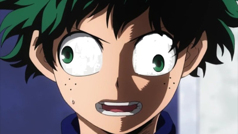 Моя геройская Академия Мидория с лицом Всемогущего