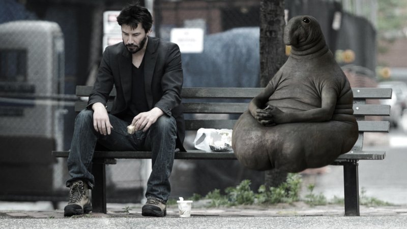 Киану Ривз Мем Ждун