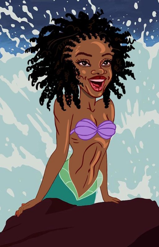 Русалочка Ариэль фильм черная