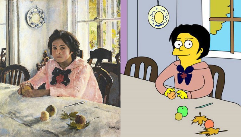 Девочка с персиками прикол