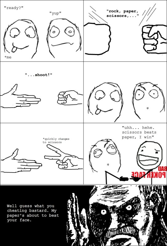 Камень, ножницы, бумага