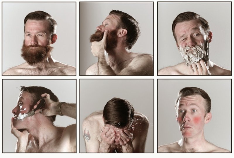 Бородатый побрился