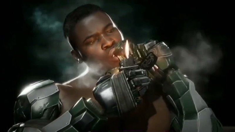 Джакс Бриггс курит